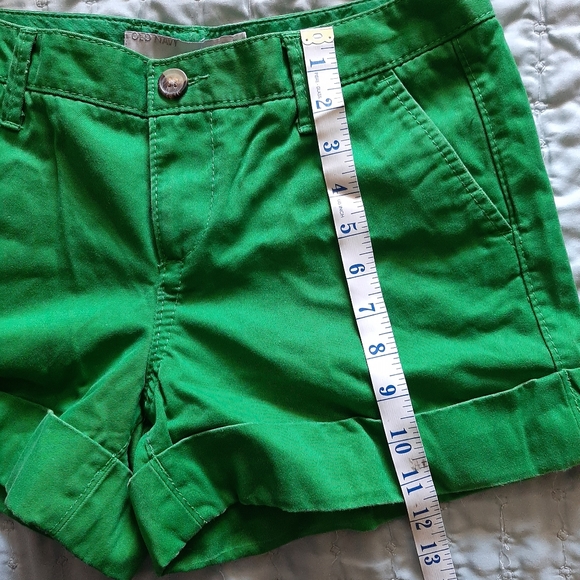 Old Navy Green Cotton Shorts - Picture 2 of 4